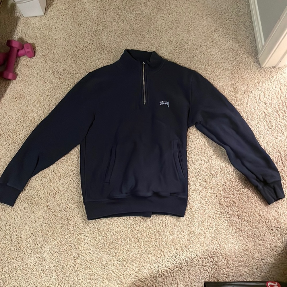 Stussy quarter zip jacket